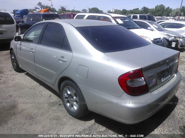 4T1BE32K93U735496 - 2003 TOYOTA CAMRY LE/XLE/SE 银色 照片 3