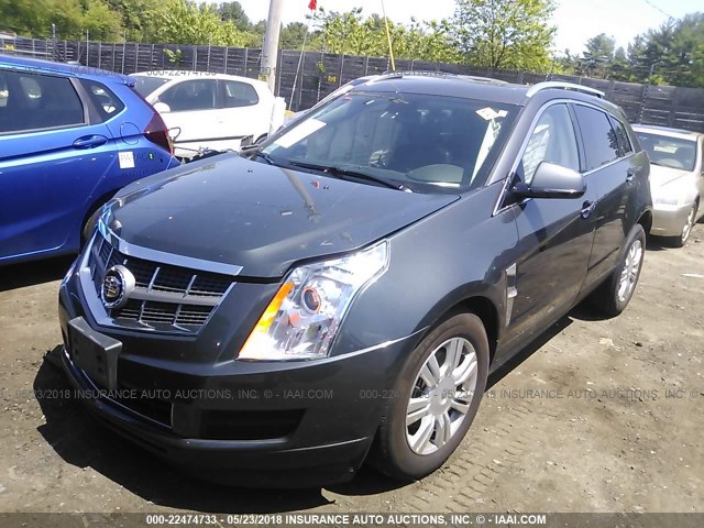 3GYFNDEY0BS515183 - 2011 CADILLAC SRX LUXURY COLLECTION GRAY photo 2