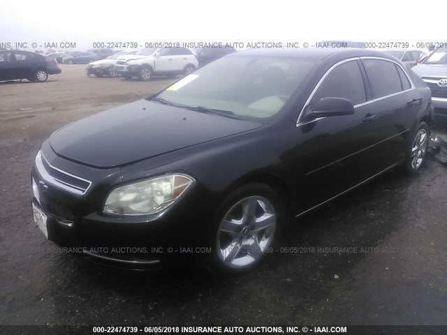 1G1ZC5EB9AF156258 - 2010 CHEVROLET MALIBU 1LT 黑色 照片 2