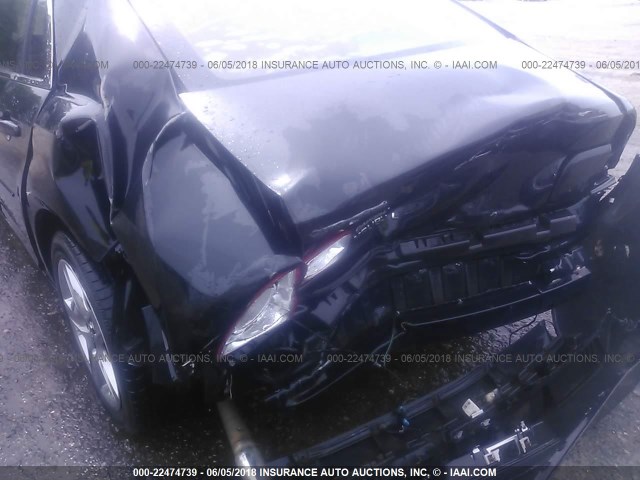 1G1ZC5EB9AF156258 - 2010 CHEVROLET MALIBU 1LT 黑色 照片 6