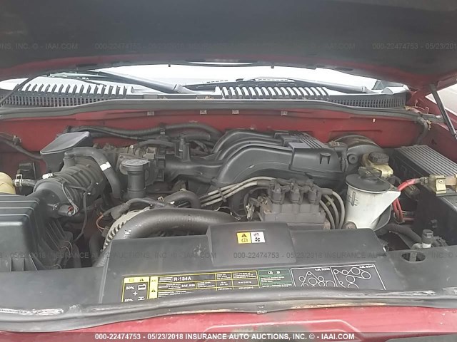 1FMZU73K84ZA38042 - 2004 FORD EXPLORER XLT/XLT SPORT/NBX 红色 照片 10