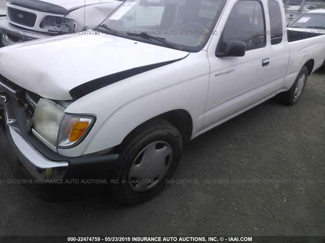 4TAVL52N0XZ501510 - 1999 TOYOTA TACOMA XTRACAB WHITE photo 2