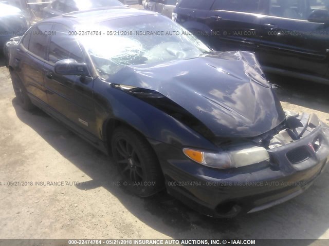 1G2WR5219YF152942 - 2000 PONTIAC GRAND PRIX GTP BLACK photo 1