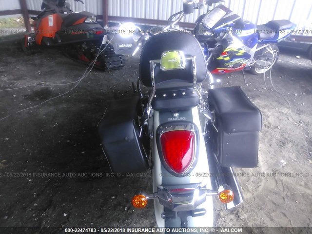 JS1VS55A6B2100605 - 2011 SUZUKI VL800 GRAY photo 6