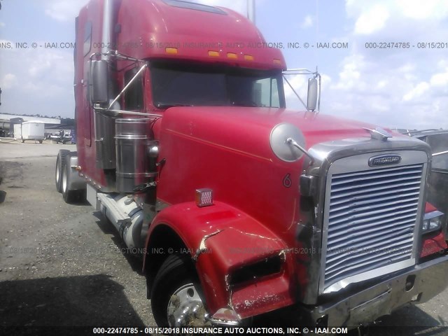 1FUJAPCK36DU34432 - 2006 FREIGHTLINER FLD132XL CLASSIC FLD132 XL CLASSIC RED photo 1