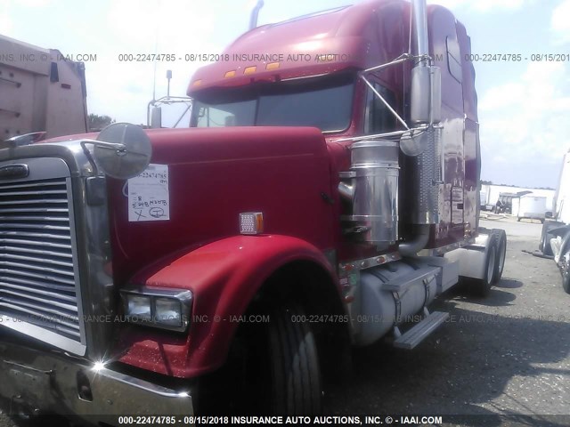 1FUJAPCK36DU34432 - 2006 FREIGHTLINER FLD132XL CLASSIC FLD132 XL CLASSIC RED photo 2