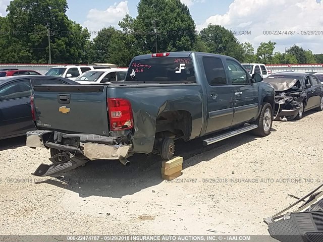 3GCPCSE02BG331395 - 2011 CHEVROLET SILVERADO C1500 LT BLUE photo 4