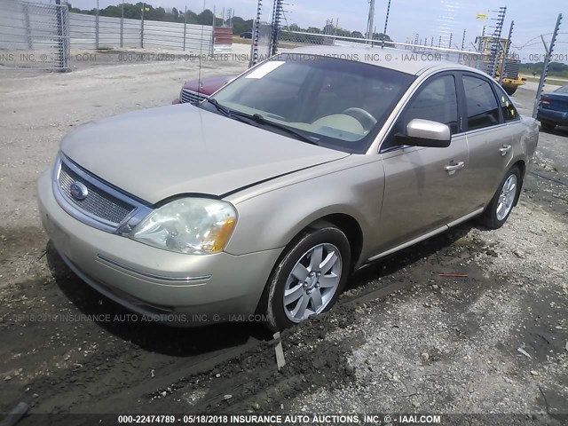 1FAHP24117G136979 - 2007 FORD FIVE HUNDRED SEL TAN photo 2