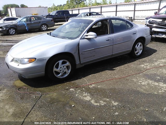 1G2WJ52K7XF334539 - 1999 PONTIAC GRAND PRIX SE SILVER photo 2