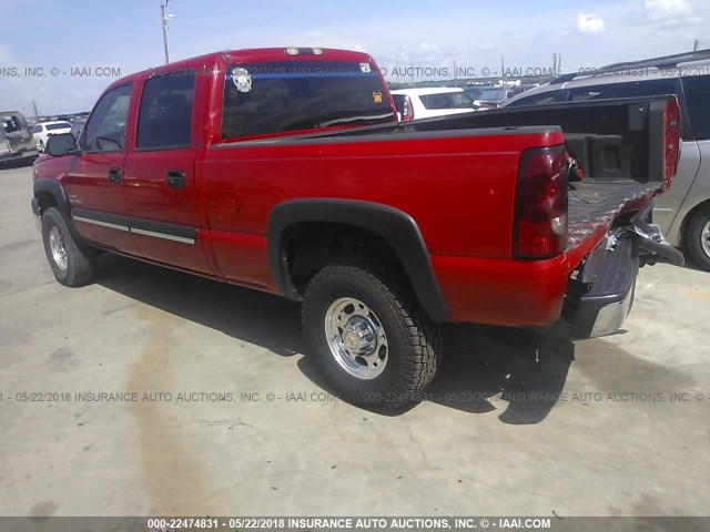 1GCHC23205F802510 - 2005 CHEVROLET SILVERADO C2500 HEAVY DUTY RED photo 3