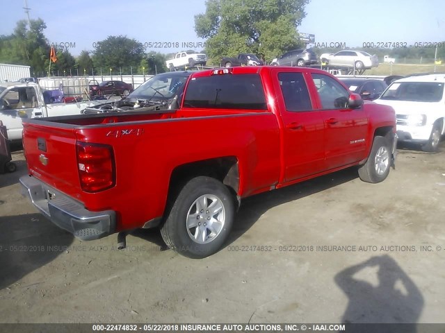 1GCVKREC0JZ163610 - 2018 CHEVROLET SILVERADO K1500 LT RED photo 4