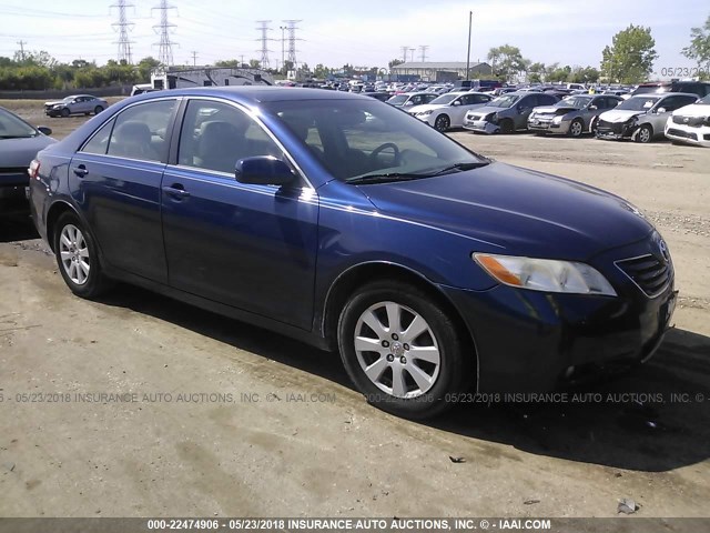 4T1BE46K78U206426 - 2008 TOYOTA CAMRY CE/LE/XLE/SE BLUE photo 1