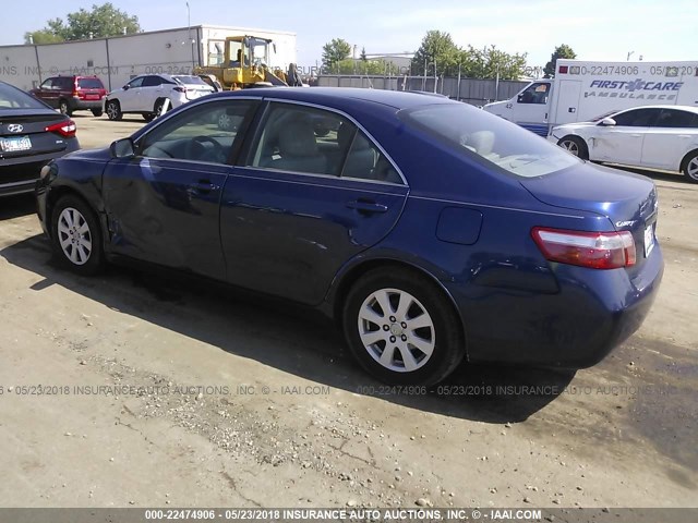 4T1BE46K78U206426 - 2008 TOYOTA CAMRY CE/LE/XLE/SE BLUE photo 3