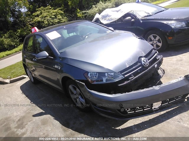 3VW217AU5HM008018 - 2017 VOLKSWAGEN GOLF S/WOLFSBURG/SE/SEL GRAY photo 1