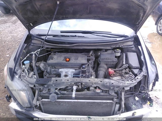 2HGFB2F98CH505422 - 2012 HONDA CIVIC EXL 黑色 照片 10