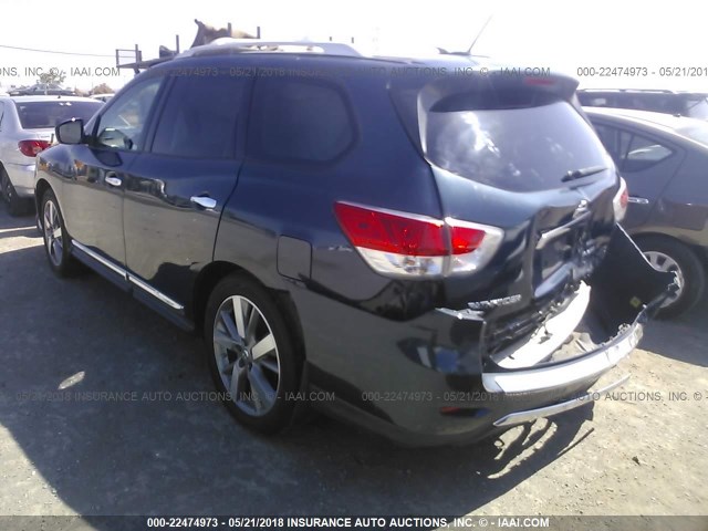 5N1AR2MM4FC675680 - 2015 NISSAN PATHFINDER S/SV/SL/PLATINUM 蓝色 照片 6