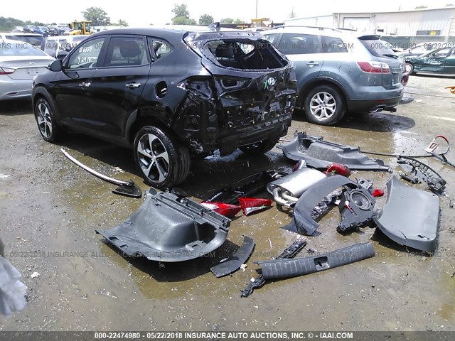 KM8J33A25GU058147 - 2016 HYUNDAI TUCSON LIMITED/SPORT AND ECO/SE BLACK photo 3