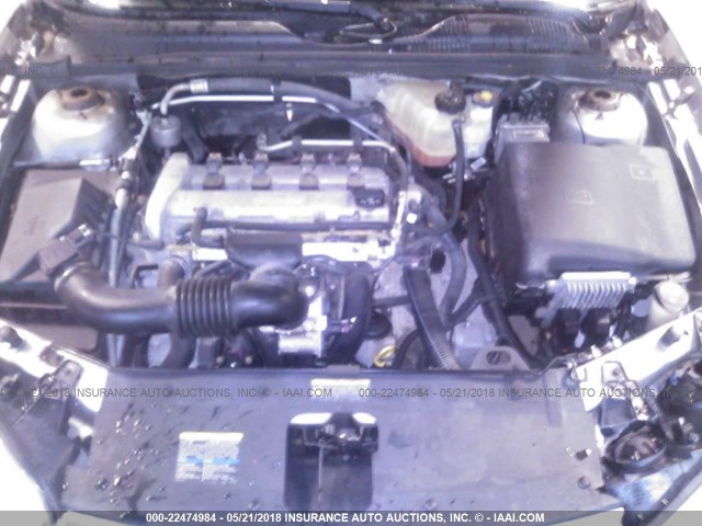 1G1ZS58F38F134851 - 2008 CHEVROLET MALIBU LS 银色 照片 10