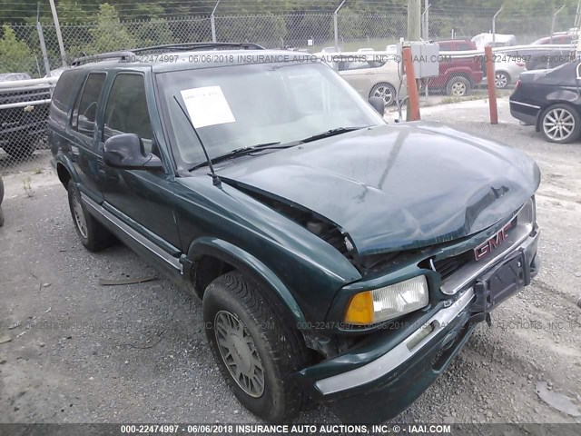 1GKDT13W9T2545156 - 1996 GMC JIMMY GREEN photo 1