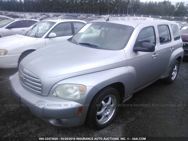 3GNDA13D37S623593 - 2007 CHEVROLET HHR LS SILVER photo 2