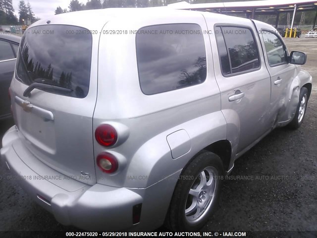 3GNDA13D37S623593 - 2007 CHEVROLET HHR LS SILVER photo 4