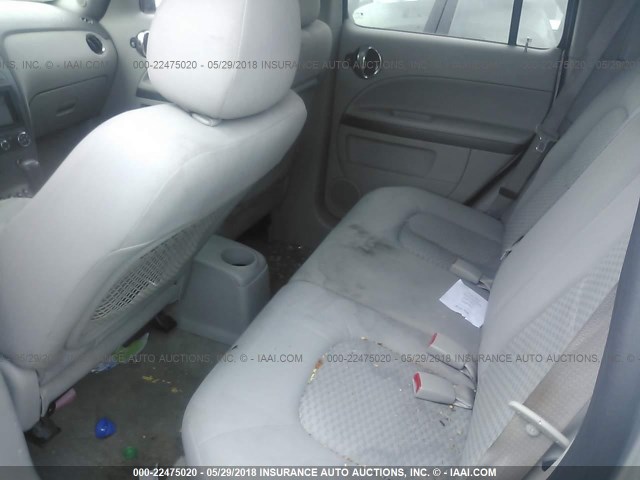 3GNDA13D37S623593 - 2007 CHEVROLET HHR LS SILVER photo 8