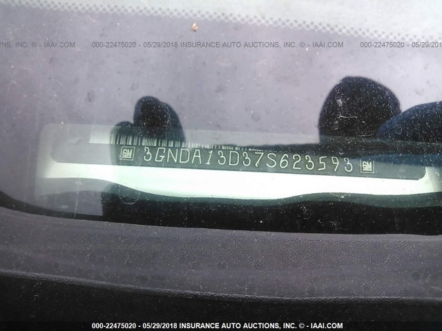 3GNDA13D37S623593 - 2007 CHEVROLET HHR LS SILVER photo 9