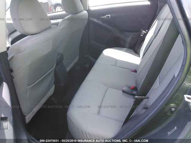 2T1KU4EE4AC311916 - 2010 TOYOTA COROLLA MATRIX  GRAY photo 8