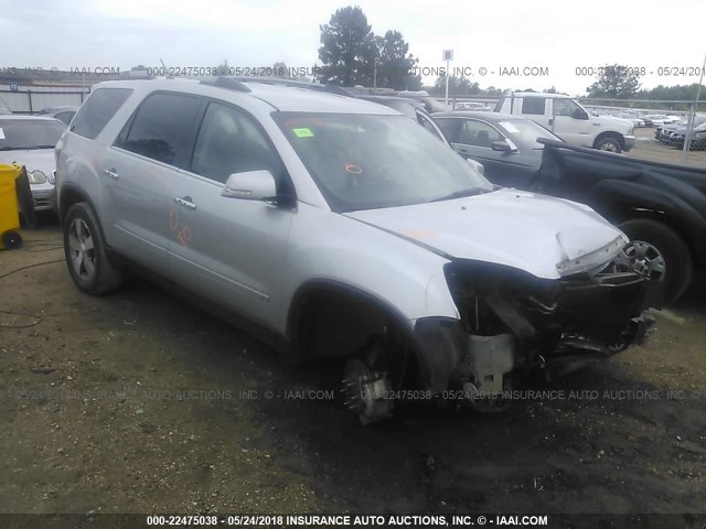 1GKLRMEDXAJ176110 - 2010 GMC ACADIA SLT-1 Silber Foto 1