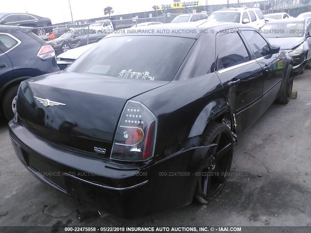 2C3AA53G65H667718 - 2005 CHRYSLER 300 TOURING BLACK photo 4