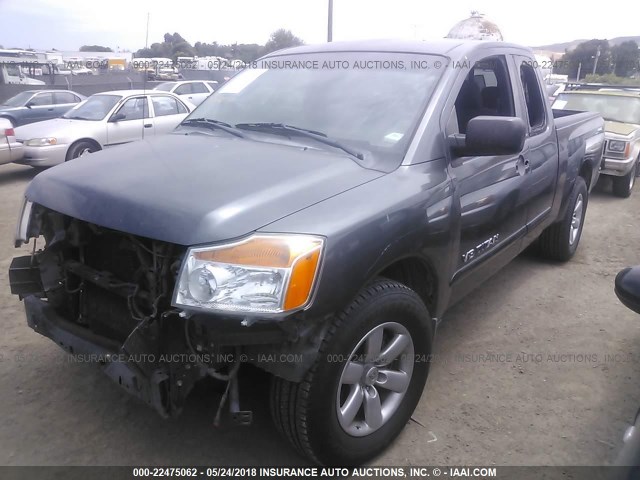 1N6AA0CA8AN301333 - 2010 NISSAN TITAN XE/SE/LE GRAY photo 2