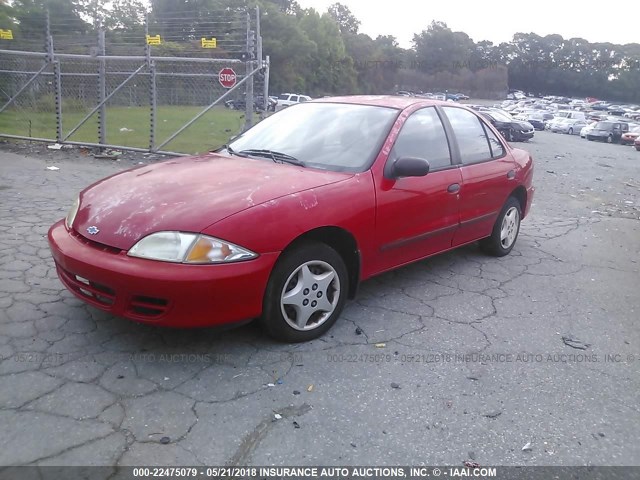 1G1JC524327120466 - 2002 CHEVROLET CAVALIER CNG RED photo 2