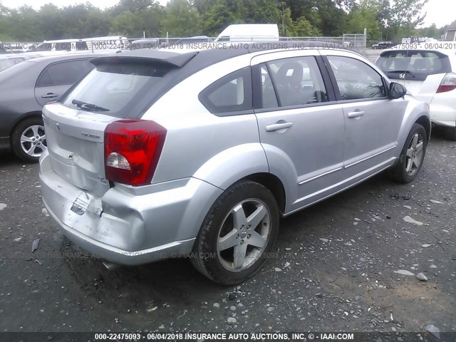 1B3HB78B89D224765 - 2009 DODGE CALIBER R/T SILVER photo 4