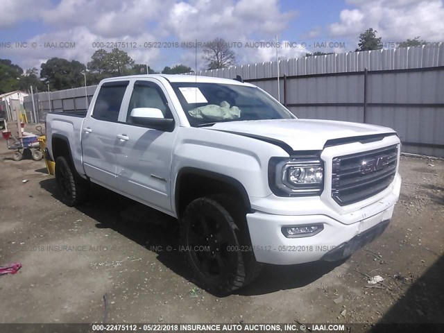 3GTU2MEC7HG317156 - 2017 GMC SIERRA K1500 SLE WHITE photo 1