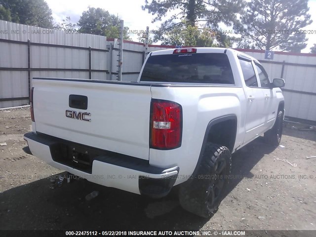 3GTU2MEC7HG317156 - 2017 GMC SIERRA K1500 SLE WHITE photo 4