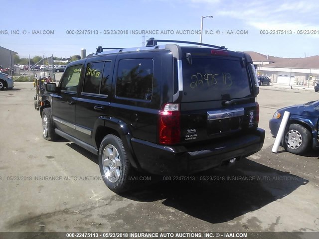 1J8HG58246C193738 - 2006 JEEP COMMANDER LIMITED BLACK photo 3