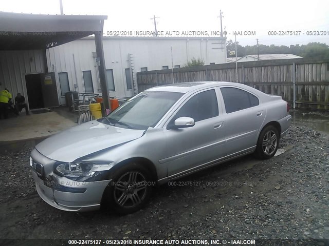 YV1RS592082696131 - 2008 VOLVO S60 2.5T SILVER photo 2