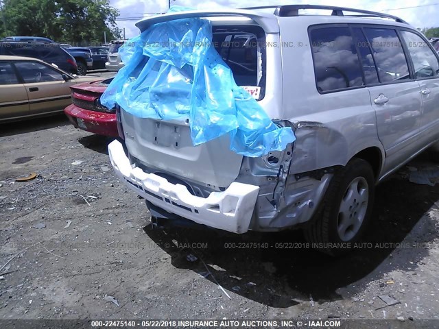 JTEEP21A950085671 - 2005 TOYOTA HIGHLANDER LIMITED SILVER photo 6