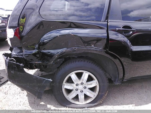 4A4JM2AS8AE008168 - 2010 MITSUBISHI ENDEAVOR LS BLACK photo 6