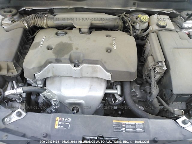 1G11B5SL6FF116823 - 2015 CHEVROLET MALIBU LS ვერცხლისფერი ფოტო 10