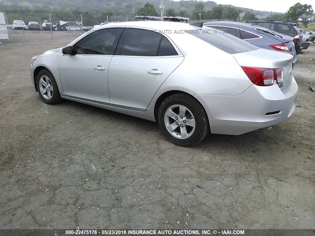 1G11B5SL6FF116823 - 2015 CHEVROLET MALIBU LS ვერცხლისფერი ფოტო 3