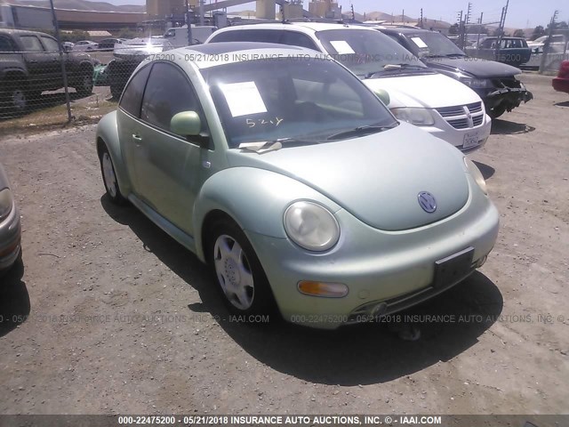 3VWDD21C0YM455835 - 2000 VOLKSWAGEN NEW BEETLE GLX 绿色 照片 1