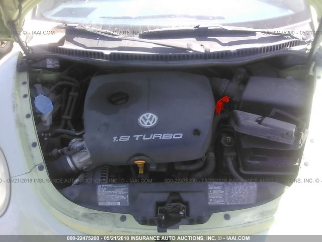3VWDD21C0YM455835 - 2000 VOLKSWAGEN NEW BEETLE GLX 绿色 照片 10