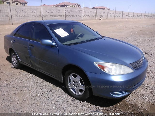 4T1BF32K03U557040 - 2003 TOYOTA CAMRY LE/XLE/SE 蓝色 照片 1