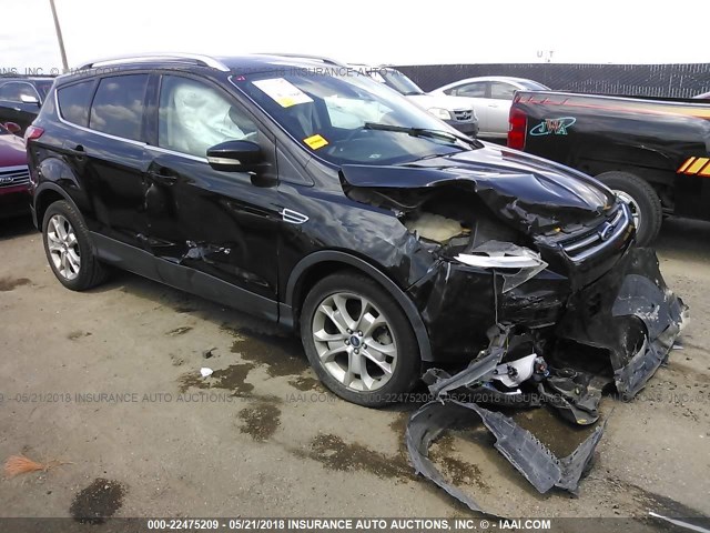 1FMCU9J91EUA07795 - 2014 FORD ESCAPE TITANIUM BLACK photo 1