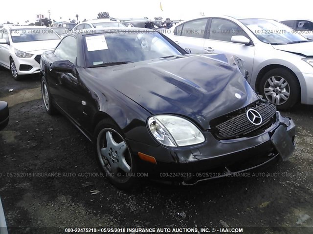 WDBKK47F1YF161761 - 2000 MERCEDES-BENZ SLK 230 KOMPRESSOR BLACK photo 1