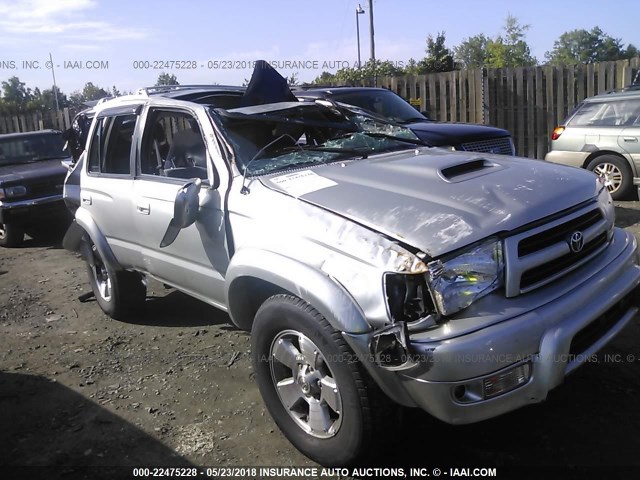 JT3HN86R2Y0271425 - 2000 TOYOTA 4RUNNER SR5 SILVER photo 1