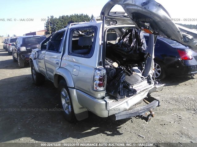 JT3HN86R2Y0271425 - 2000 TOYOTA 4RUNNER SR5 SILVER photo 3