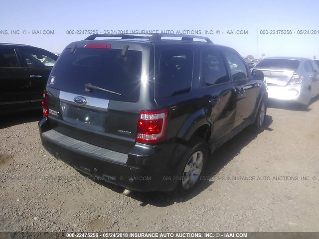 1FMCU94769KC21080 - 2009 FORD ESCAPE LIMITED GRAY photo 4