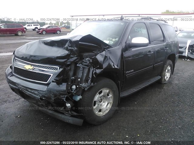 1GNSKBE04CR253708 - 2012 CHEVROLET TAHOE K1500 LT BLACK photo 2